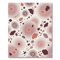 Terracotta Abstract Dotted Circles Rug