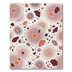 Terracotta Abstract Dotted Circles Rug