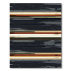 Textured Horizontal Stripe Earth Tones Rug