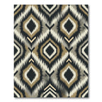 Earthy Diamond Sunburst Kilim Rug