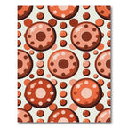 Terracotta Circles Garland Rug