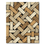 Wooden Planks Herringbone Texture Rug