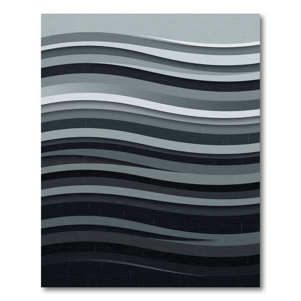 Monochromatic Wave Layered Rug
