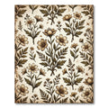Vintage Botanical Floral Bouquet Rug