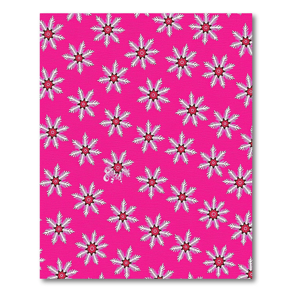 Bright Pink Starburst Floral Rug