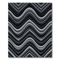 Monochromatic Layered Chevron Wave Rug