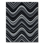 Monochromatic Layered Chevron Wave Rug
