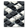 Monochromatic Geometric Box Grid Rug