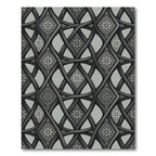 Ornate Gray Interlocking Vine Rug