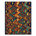 Tribal Sun Lightning Zigzag Rug