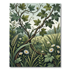 Botanical Grapevine Meadow Flora Art Rug