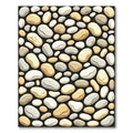 Earthy Pebble Stone Neutral Accent Rug