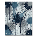 Midnight Splatter Drip Paint Rug