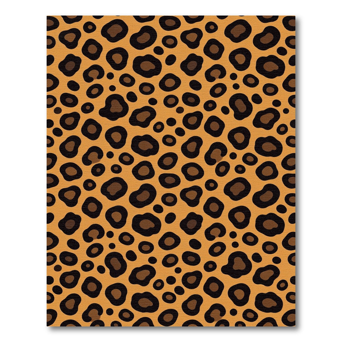 Bold Leopard Print Spotty Rug