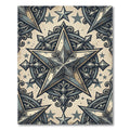 Vintage Star Medallion Ornamental Rug