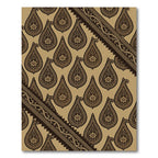 Brown Floral Paisley Medallion Rug