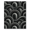 Monochromatic Arch Waves Rug