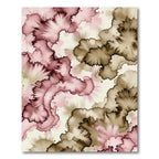 Ethereal Rose and Sepia Ink Flow Rug