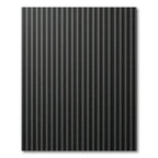 Classic Black White Pinstripe Stripe Rug