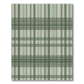 Sage Green Tonal Plaid Lines Rug