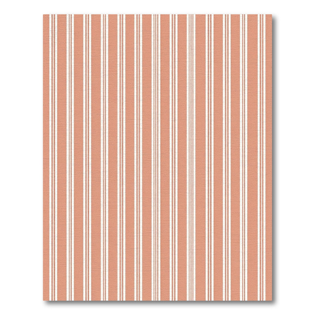Warm Terracotta Twin Stripe Rug