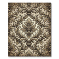 Vintage Beige Acanthus Scroll Rug