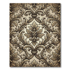 Vintage Beige Acanthus Scroll Rug