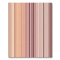 Earthy Peach Multicolored Stripe Rug