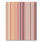 Earthy Peach Multicolored Stripe Rug