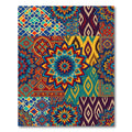 Vibrant Patchwork Medallion Geometric Rug