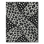 Modern Gray Animal Leopard Polka Dot Rug