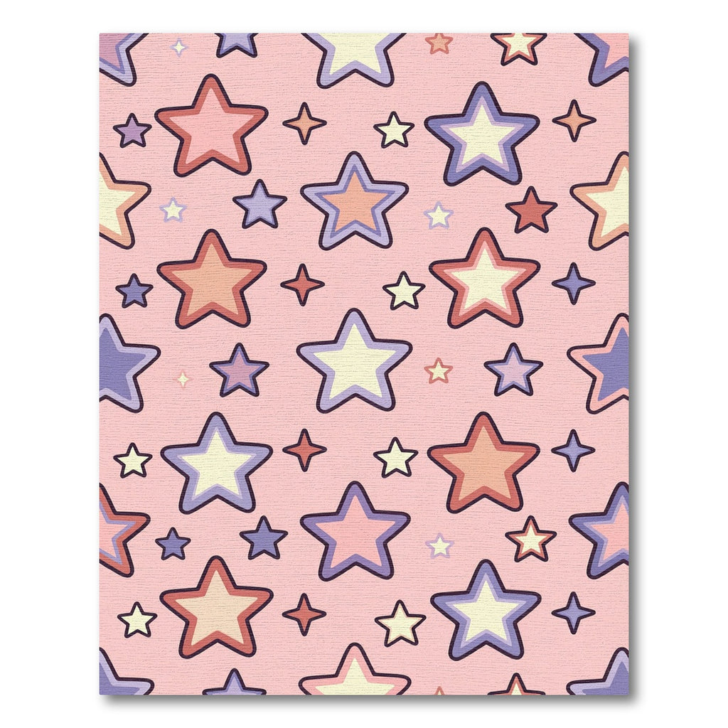 Pastel Starry Sky Seamless Rug