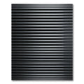 Minimalist Charcoal Linear Abstract Gradient Rug