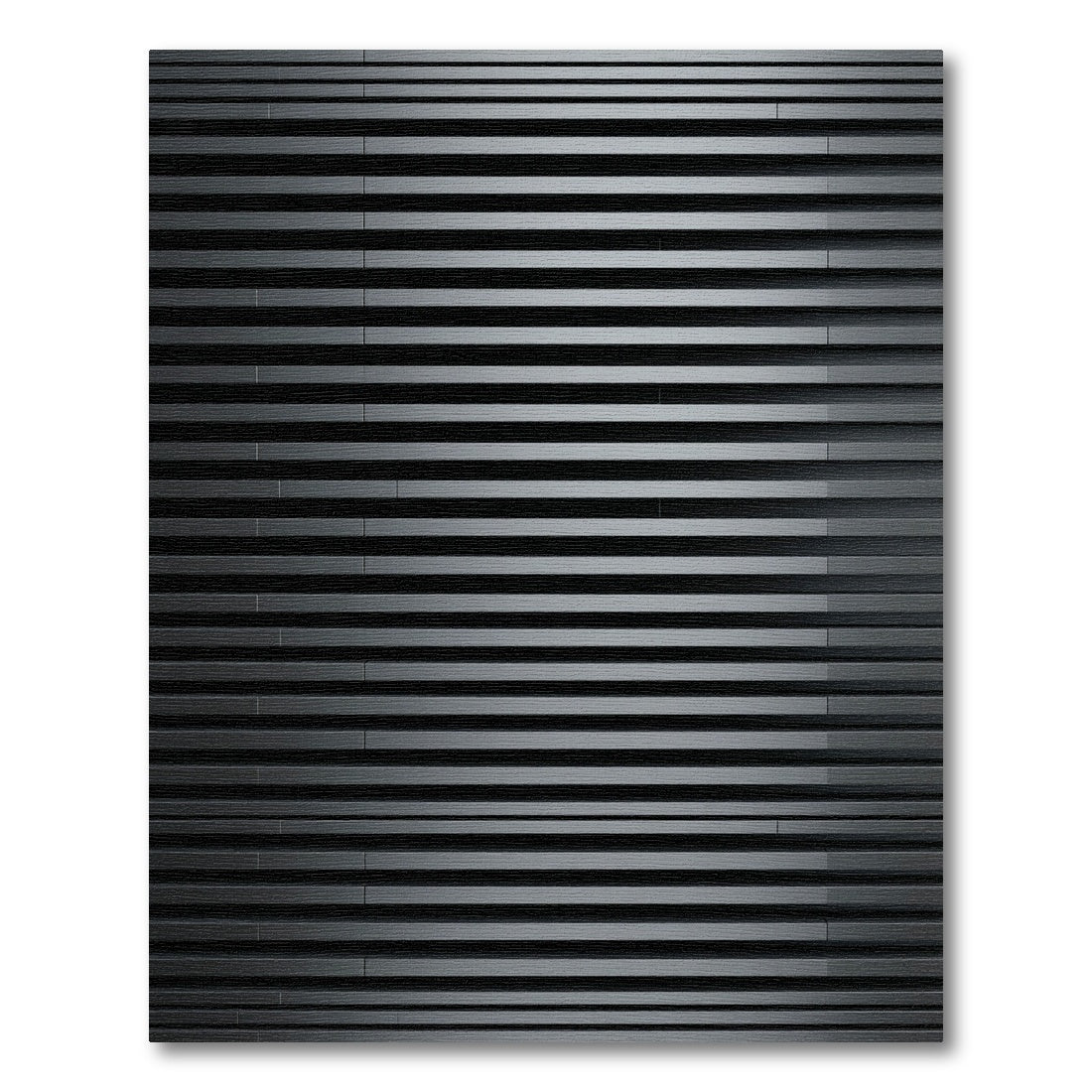 Minimalist Charcoal Linear Abstract Gradient Rug
