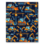 Cute Yellow Construction Truck Night Sky Rug