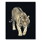 Majestic Tiger With Black Stripes Rug