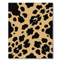 Bold Black And Tan Spots Rug