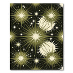Midcentury Olive Starburst Celestial Rug