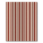 Crimson Cream Vertical Stripe Rug