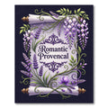 Lavender Wisteria Floral Scroll Rug