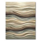 Neutral Tones Wood Grain Flow Rug