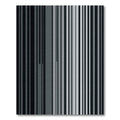 Modern Monochrome Vertical Linear Stripe Rug