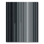 Modern Monochrome Vertical Linear Stripe Rug