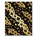 Golden Giraffe Coffee Bean Swirl Rug