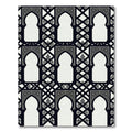 Monochromatic Geometric Arch Lattice Rug