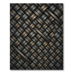 Woven Wood Grain Texture Rug