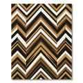Bold Earthy Chevron Zigzag Rug