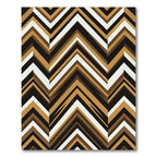 Bold Earthy Chevron Zigzag Rug