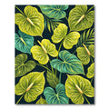 Lush Tropical Anthurium Foliage Garden Rug