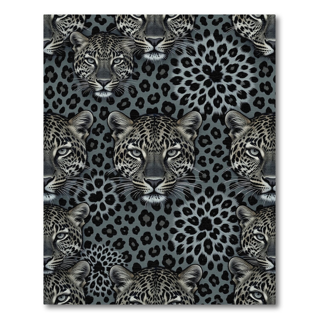Dashing Leopard Spot Mandala Rug